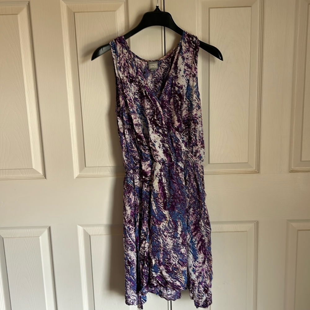 Vintage Converse One Star Dress Women's SZ M Casual Crossed Bodice Belted EUC